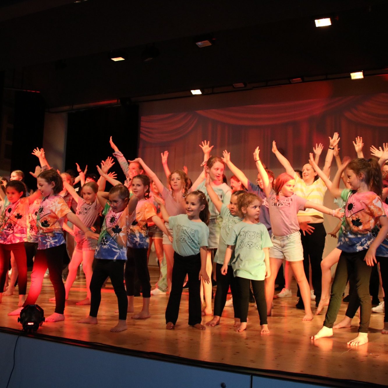 Kindertanzen; Tanzshow Tanzshow mit Kindertanzen und allen Gruppen